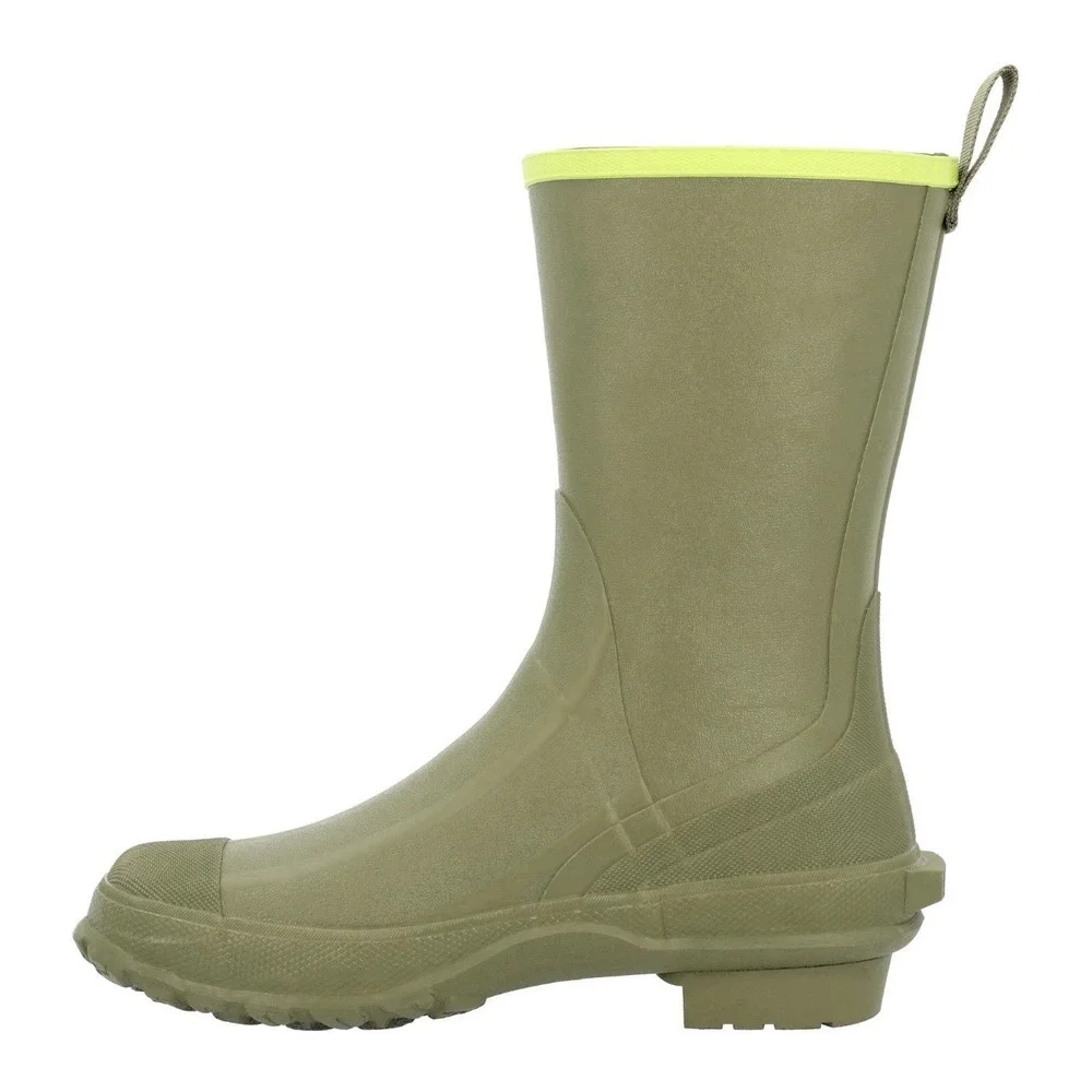 Muck Boot Company Forager Mens Size 8 Olive Green Waterproof Rubber Rain Boots